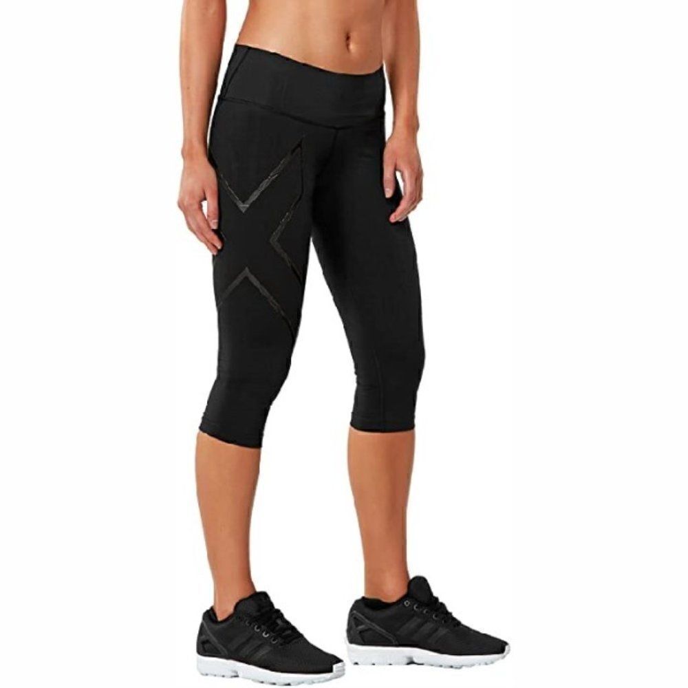 NWT 2XU MCX Bonded Midrise Activewear Pants Black -XS